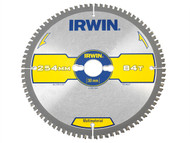 IRWIN IRW1897444 - Multi Material Circular Saw Blade 254 x 30mm x 84T TCG/Neg