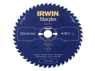 IRWIN IRW1897459 - Marples Circular Saw Blade 254 x 30mm x 48T ATB/Neg M