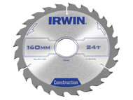 IRWIN IRW1907698 - Professional Circular Saw Blade 160 x 30mm x 24T - Wood