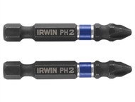 IRWIN IRW1923322 - Impact Screwdriver Bits Phillips PH2 50mm Pack of 2