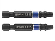 IRWIN IRW1923334 - Impact Screwdriver Bits Torx T25 50mm Pack of 2