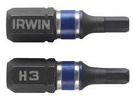 IRWIN IRW1923342 - Impact Screwdriver Bits Hex 3 25mm Pack of 2