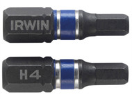 IRWIN IRW1923344 - Impact Screwdriver Bits Hex 4 25mm Pack of 2