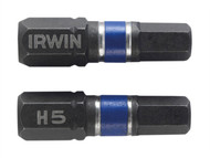 IRWIN IRW1923346 - Impact Screwdriver Bits Hex 5 25mm Pack of 2