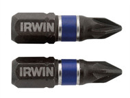 IRWIN IRW1923352 - Impact Screwdriver Bits Pozi PZ1 25mm Pack of 2