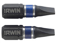 IRWIN IRW1923366 - Impact Screwdriver Bits Slotted 5.5 x 25mm Pack of 2