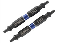 IRWIN IRW1923381 - Impact Double Ended Screwdriver Bits Torx T10 60mm Pack of 2
