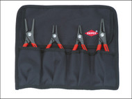 Knipex KPX001957 - Precision Circlip Pliers Set in Roll (4)