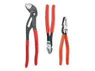 Knipex KPX002010 - Power Pack - High Leverage Pliers Set (3)