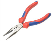 Knipex KPX2502160 - Snipe Nose Side Cutting Pliers (Radio) Multi Component Grip 160mm (6.1/4in)