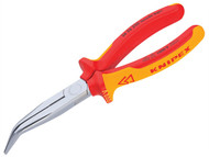 Knipex KPX2626200 - Bent Long Nose - Side Cutters VDE Certified Grip 200mm