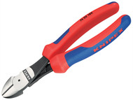 Knipex KPX7402200 - High Leverage Diagonal Cutters Multi Component Grip 200mm