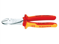 Knipex KPX7406200 - High Leverage Diagonal Cutting Pliers VDE Certified Grip 200mm