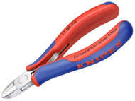 Knipex KPX7712115 - Electronic Diagonal Cut Pliers - Round Bevelled 115mm