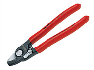 Knipex KPX9521165 - Cable Shears Return Spring PVC Grip 165mm