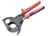 Knipex KPX9531280 - Cable Shears Ratchet Action Multi Component Grip 280mm