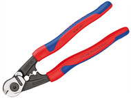 Knipex KPX9562190 - Wire Rope / Bowden Cable Cutter Multi Component Grip 190mm