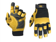 Kuny's KUN275L - Hybrid-275 Top Grain Leather Neoprene Cuff Gloves Large (Size 10)