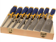 IRWIN Marples MAR10507958 - ProTouch Bevel Edge Chisel Set of 6 Plus 2 Chisels FREE