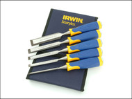 IRWIN Marples MARS500S5W - MS500 All-Purpose Chisel ProTouch Handle Set 5: 6, 10, 12, 19, & 25mm