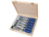 IRWIN Marples MARS500S6 - MS500 All-Purpose Chisel ProTouch Handle Set 6: 6, 10, 12, 19, 25, & 32mm