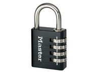 Master Lock MLK7640BLK - Black Finish 40mm 4-Digit Combination Padlock