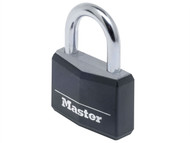 Master Lock MLK9140BLK - Aluminium Black Vinyl Cover 40mm Padlock 4-Pin