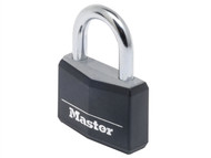 Master Lock MLK9150BLK - Aluminium Black Vinyl Cover 50mm Padlock 4-Pin