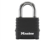 Master Lock MLKM178 - Excell 4-Digit Black Finish Combination 50mm Padlock