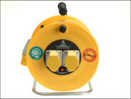 Masterplug MSTLVCT50162 - Cable Reel 50 Metre 16A 110 Volt Thermal Cut-Out