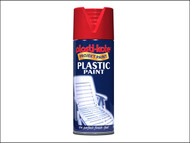 Plasti-kote PKT10610 - Plastic Paint Spray Red Gloss 400ml