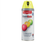 Plasti-kote PKT1901 - Twist & Spray Fluorescent Yellow 400ml