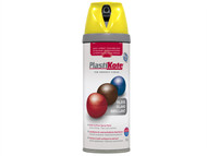 Plasti-kote PKT21104 - Twist & Spray Gloss New Yellow 400ml