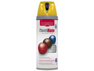 Plasti-kote PKT21105 - Twist & Spray Gloss Yellow 400ml