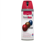 Plasti-kote PKT22106 - Twist & Spray Satin Real Red 400ml