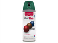 Plasti-kote PKT22112 - Twist & Spray Satin Hunt Green 400ml