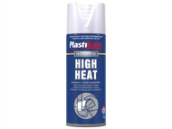 Plasti-kote PKT2302 - High Heat Paint White 400ml