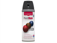 Plasti-kote PKT23101 - Twist & Spray Matt Black 400ml
