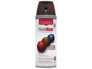 Plasti-kote PKT23106 - Twist & Spray Matt Chocolate 400ml