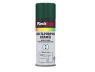 Plasti-kote PKT60106 - Multi Purpose Enamel Spray Paint Gloss Green 400ml
