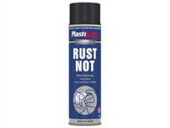 Plasti-kote PKT783 - Rust Not Spray Gloss Black 500ml