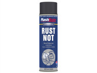 Plasti-kote PKT784 - Rust Not Spray Matt Black 500ml