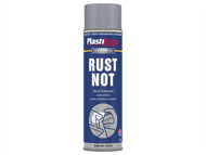 Plasti-kote PKT791 - Rust Not Spray Matt Silver Grey 500ml