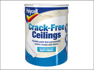 Polycell PLCCFCSM5L - Crack-Free Ceilings Smooth Matt 5 Litre