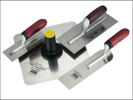 Ragni RAGRP1027 - RP1027 Plasterers Trowel & Hawk Set of 4