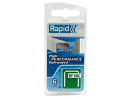 Rapid RPD1406NB - 140/6NB 6mm Galvanised Staples Narrow Box 970