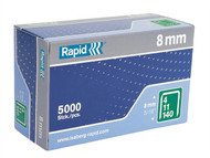 Rapid RPD1408B5 - 140/8 8mm Galvanised Staples Box 5000