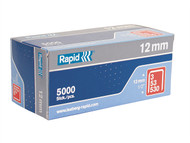 Rapid RPD5312B5000 - 53/12B 12mm Galvanised Staples Box 5000