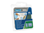 Rapid RPDVR16GR400 - VR16 Fence Hog Rings Pack 400 Green