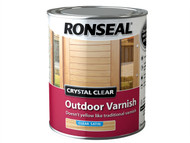 Ronseal RSLCCODVS750 - Crystal Clear Outdoor Varnish Satin 750ml